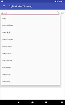 English Spanish Dictionary android App screenshot 3