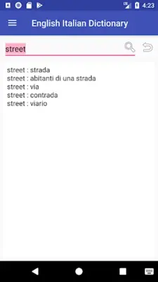 English Spanish Dictionary android App screenshot 7